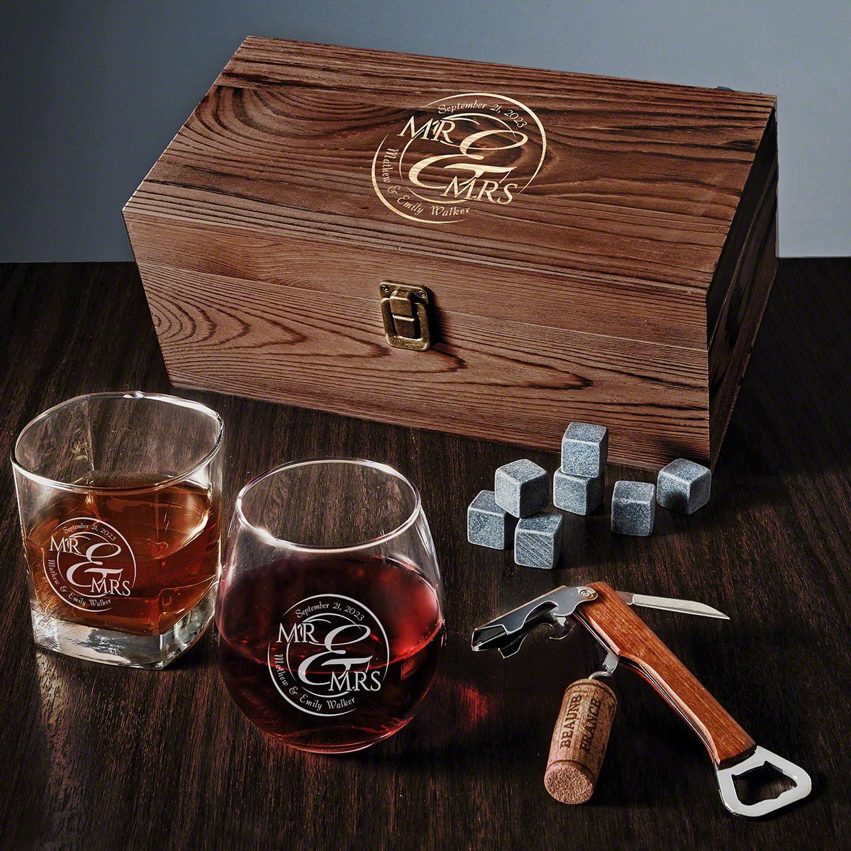 Regal Crest Custom Whiskey Nosing Glasses outlet and Cigar Gift Set - Whiskey Lover Gift, Etched Snifter Glass, Anniversary Gift, Retirement Gift