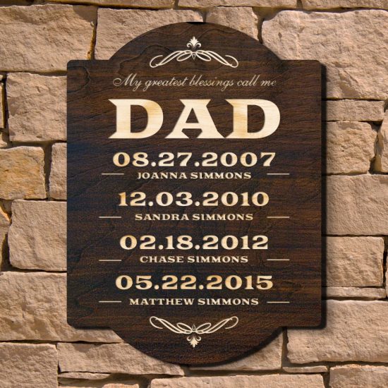 personalized presents for dad