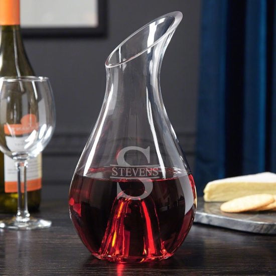 Personalized Wine Decanter gift for retired men
