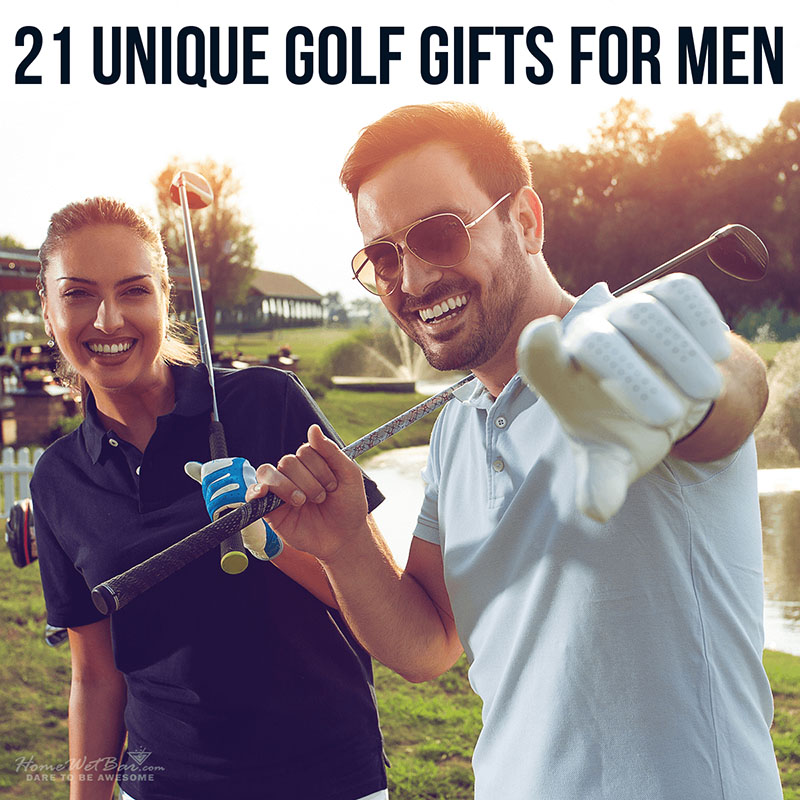 Golf Pen Holder For Desk, Golf Gifts For Men, Unique Novelty Cool