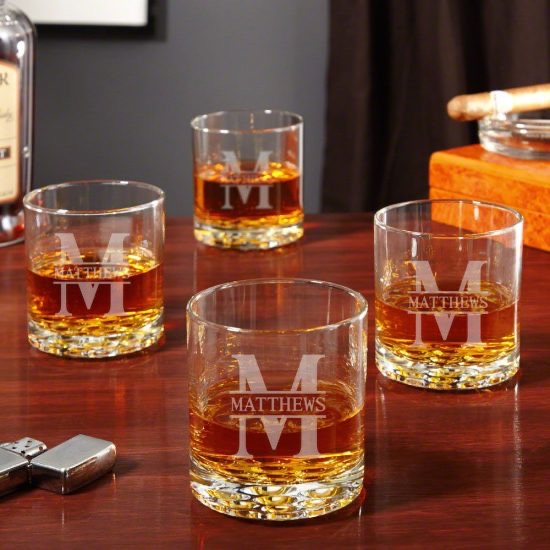 Tie-One-On Rocks Old Fashioned Glasses