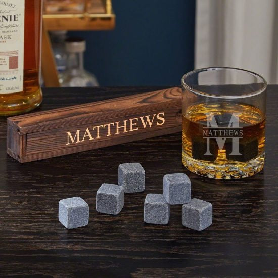 Stainless Steel Whiskey Stone Set in Bamboo Case – HOT TOPS GRAPHICS