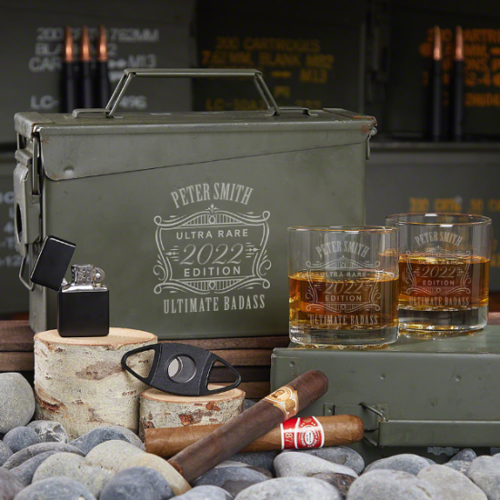 Ammo Can Set of Expensive Gifts for Men
