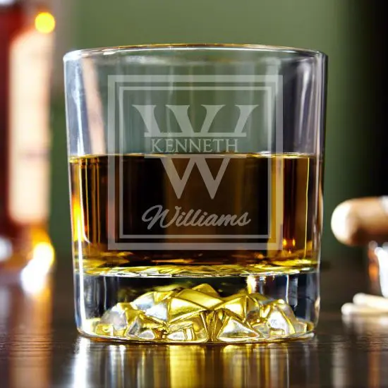 Whiskey Enhancing Oak Tumbler, Whiskey Glasses, Drinking Glasses