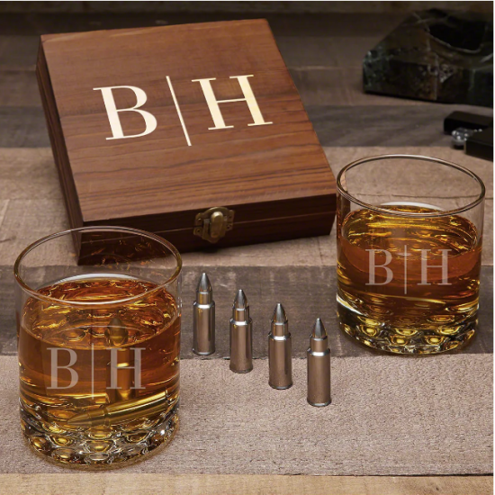 Bullet Whiskey Stone Fathers Day Gift