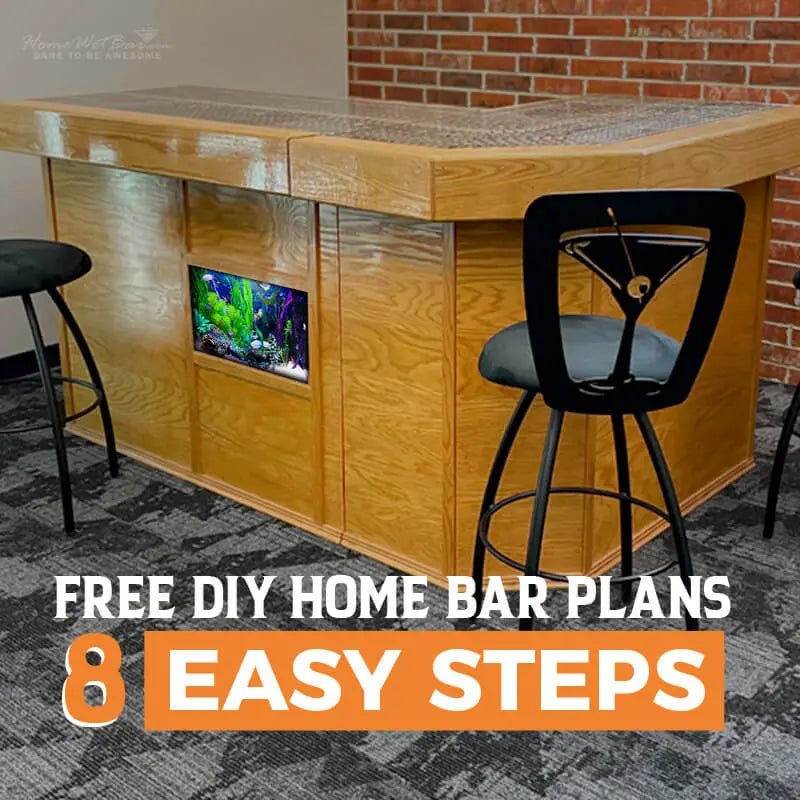 Free DIY Home Bar Plans - 8 Easy Steps - HomeWetBar