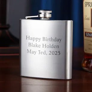 Custom Engraved Flasks - HomeWetBar 