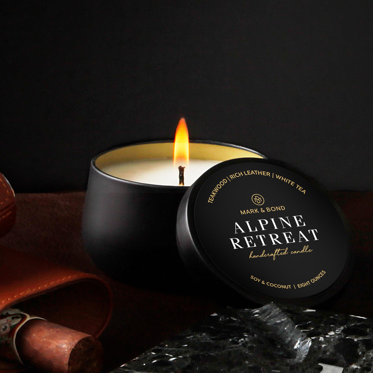 Alpine Retreat Luxury Candle, Scented, 40-45hrs