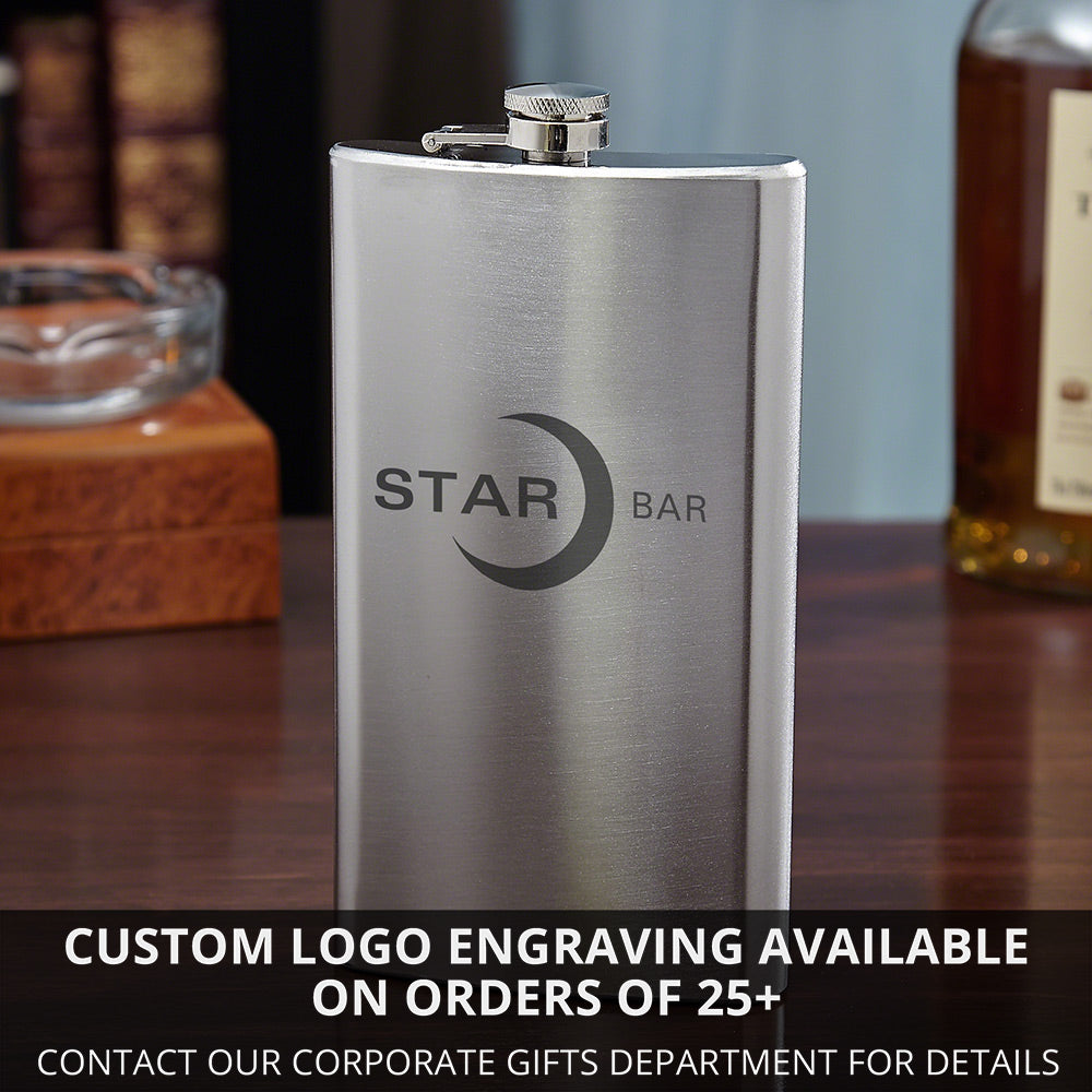 Royal Crested Stainless Steel Flask