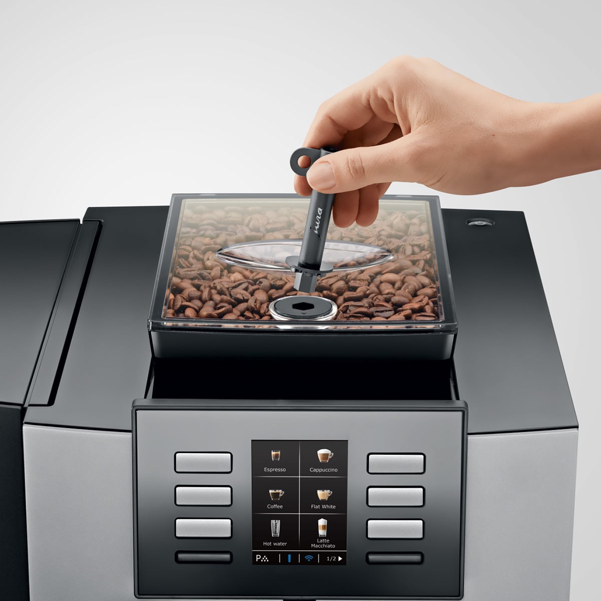 JURA X8 Professional Automatic Coffee Machine, Platinum