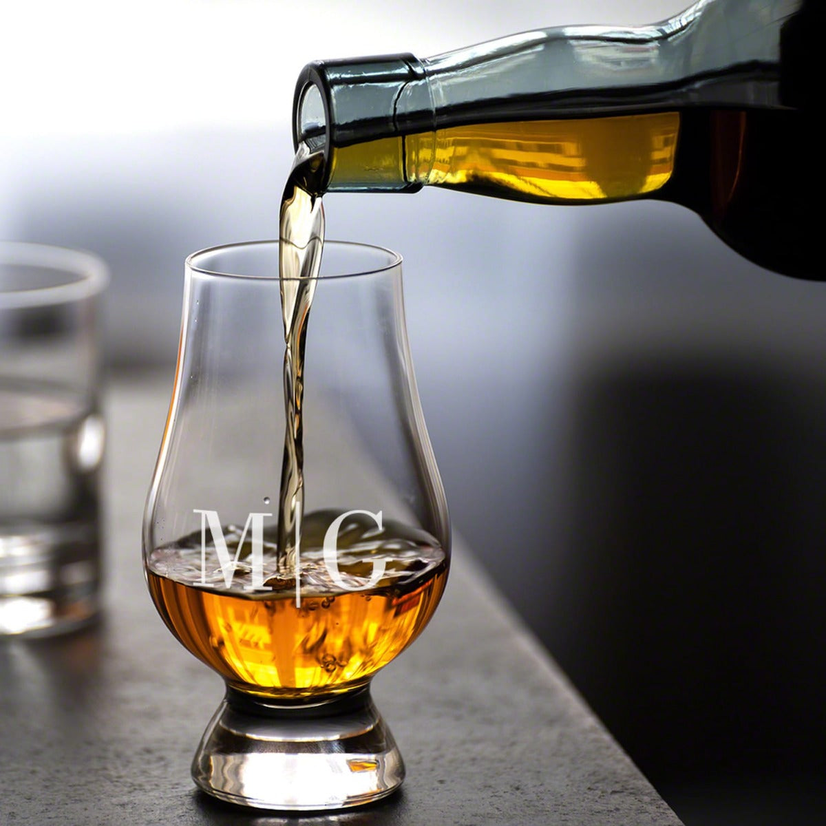 Personalized Glencairn Whiskey Glass