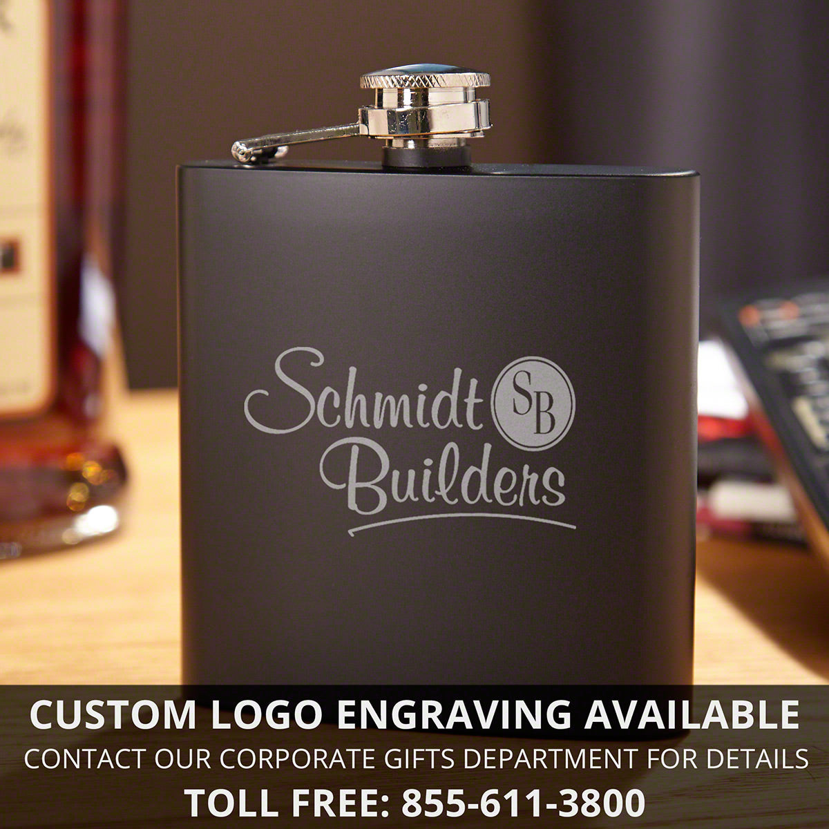 Stanford Customized Flask Set of 5 Groomsmen Gifts