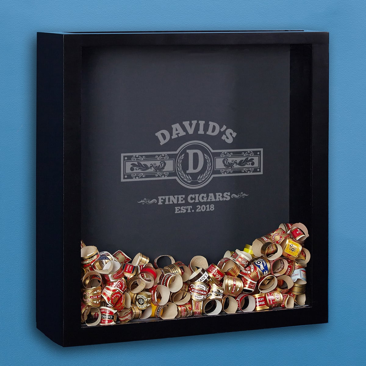 Cigar Aficionado Custom Shadow Box - Cigar Band Holder