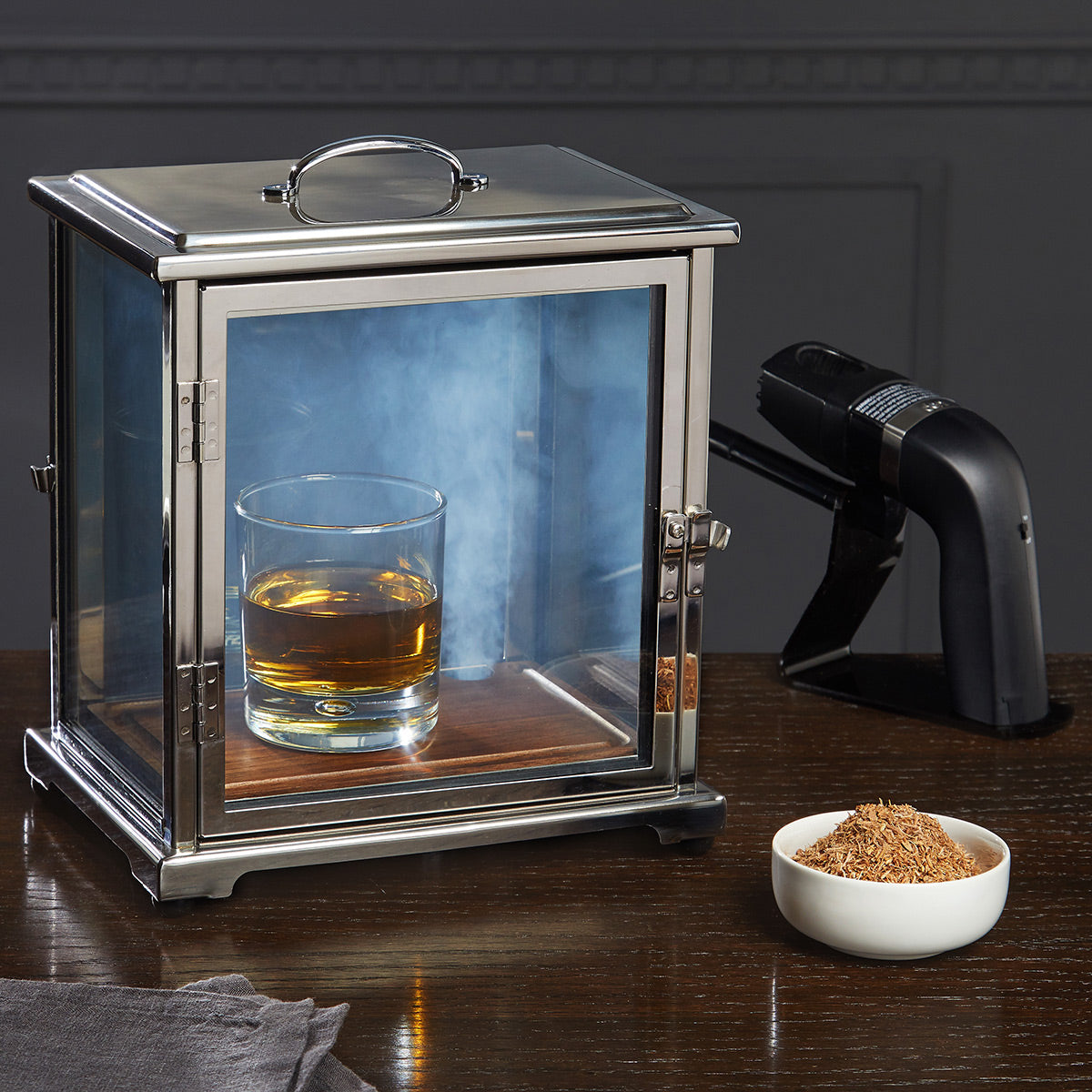 The Smoke Box Deluxe Drink Smoker, Cheese Smoker & Cocktail Smoker Kit