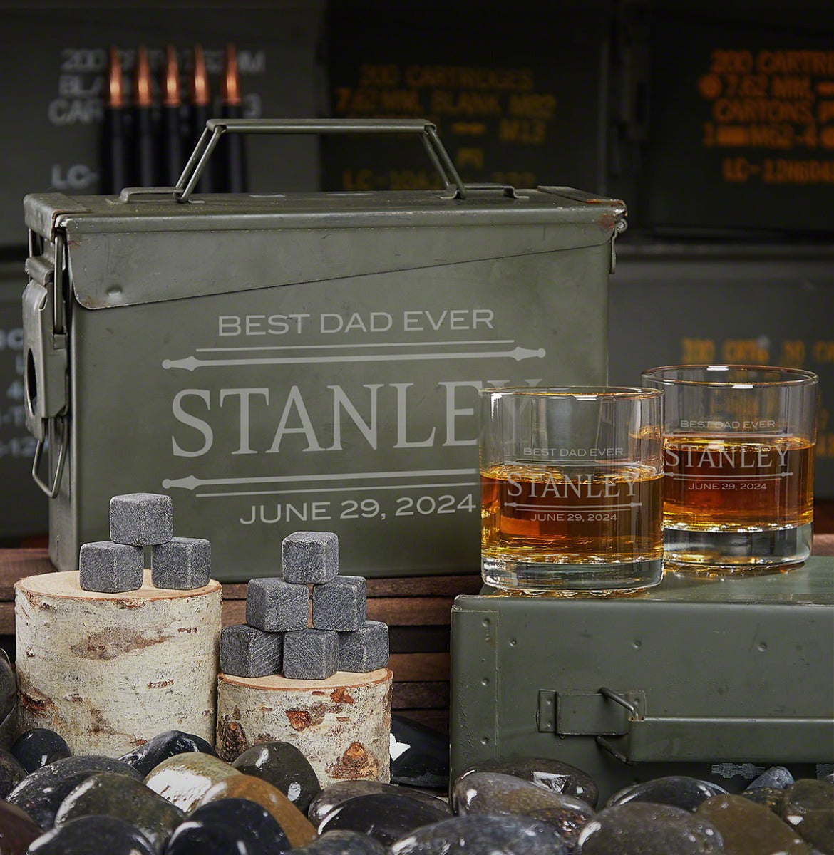 Personalized Ammo Can for Whiskey Lovers