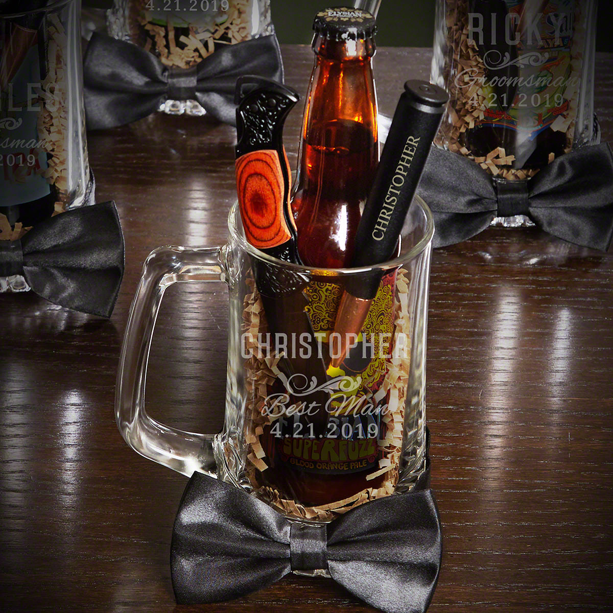 Beer Mug Custom Gift Set