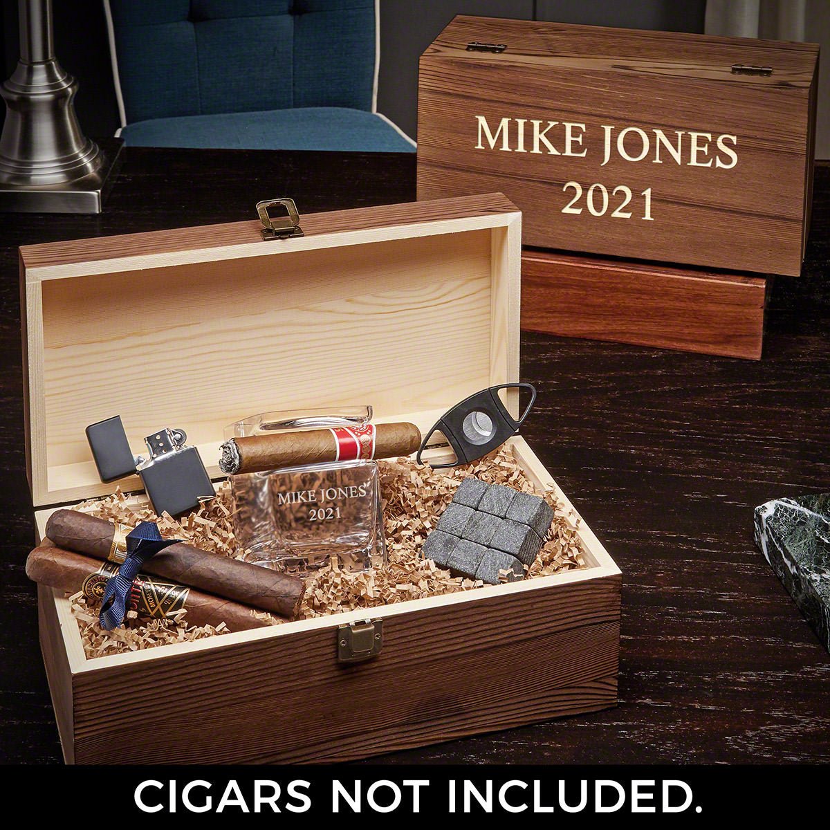 Personalized Cigar Gift Set