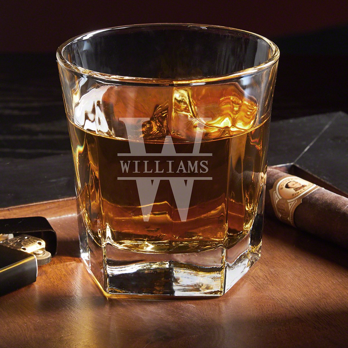 Personalized Colchester Whiskey Glass