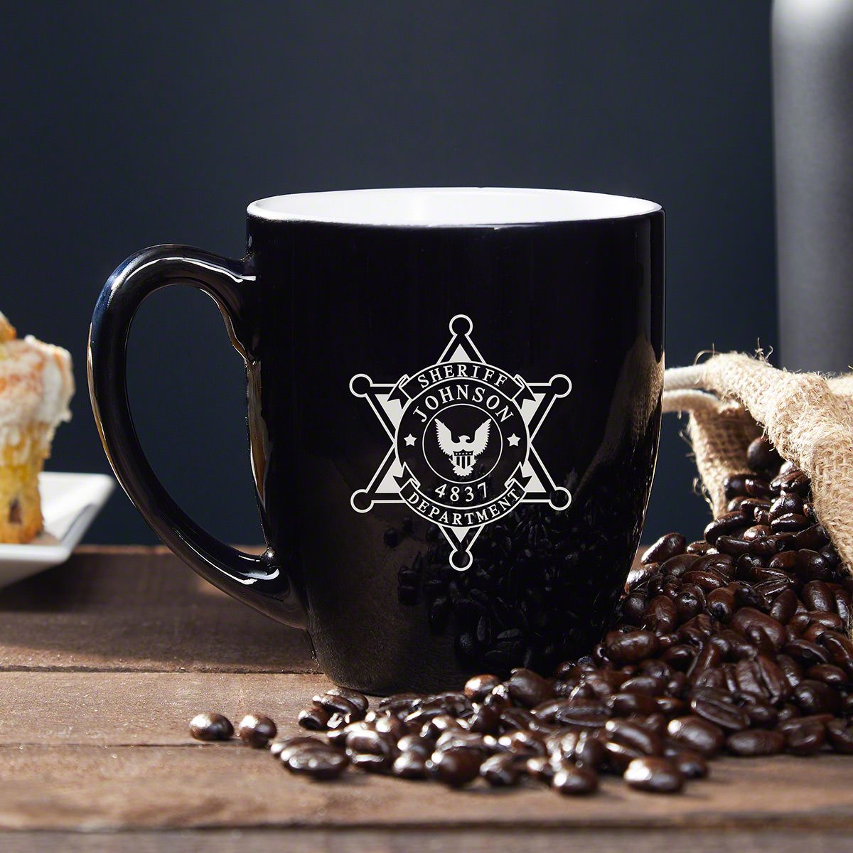 Personalized Ceramic Coffee Mug Gift for Police Officers