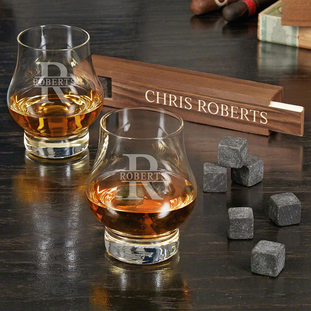 Custom Official Kentucky Bourbon Trail Bourbon Gift Set