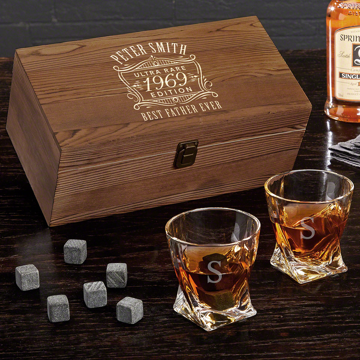 Personalized Whiskey Gift Box