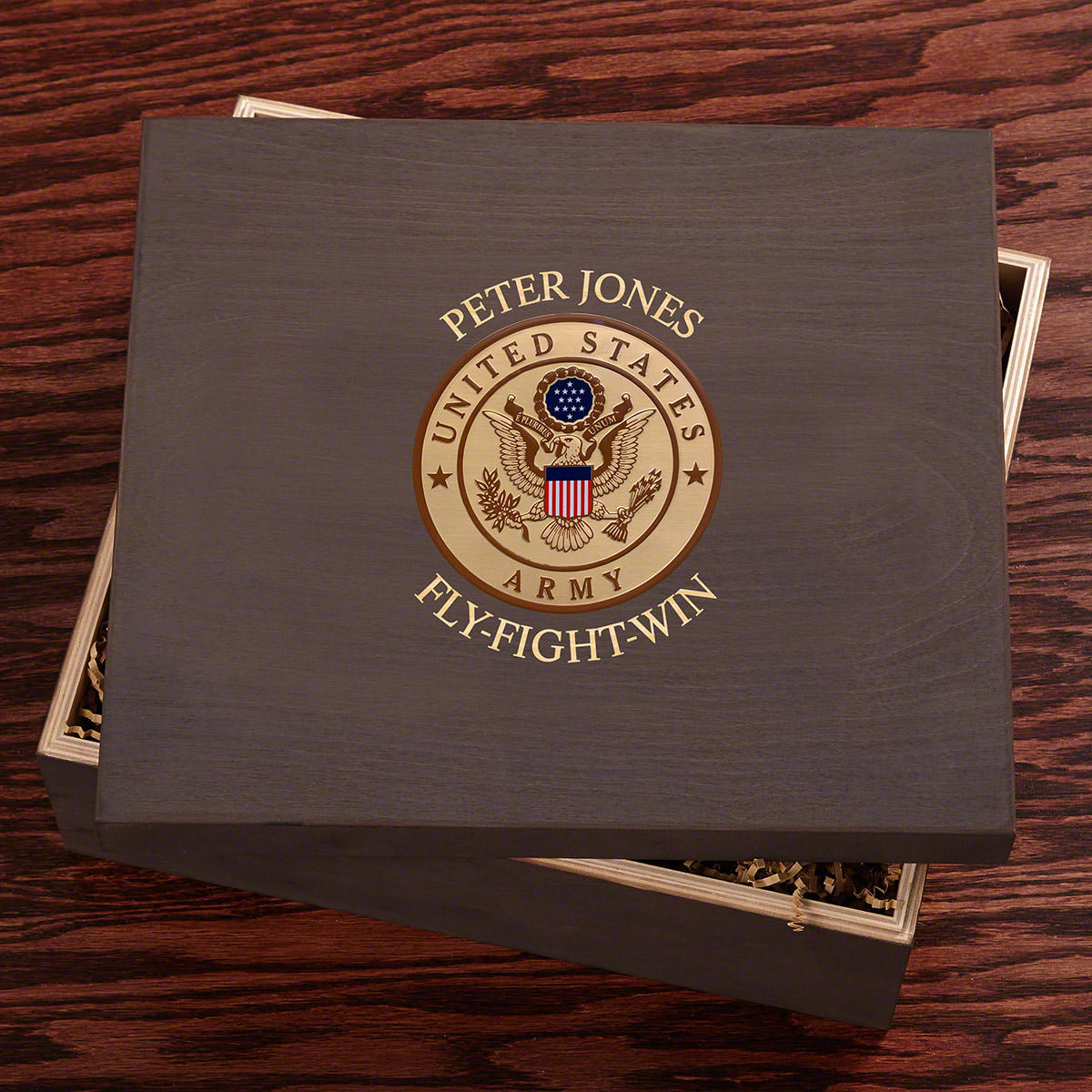 Custom Argos Decanter Box Set of Army Gifts for Him