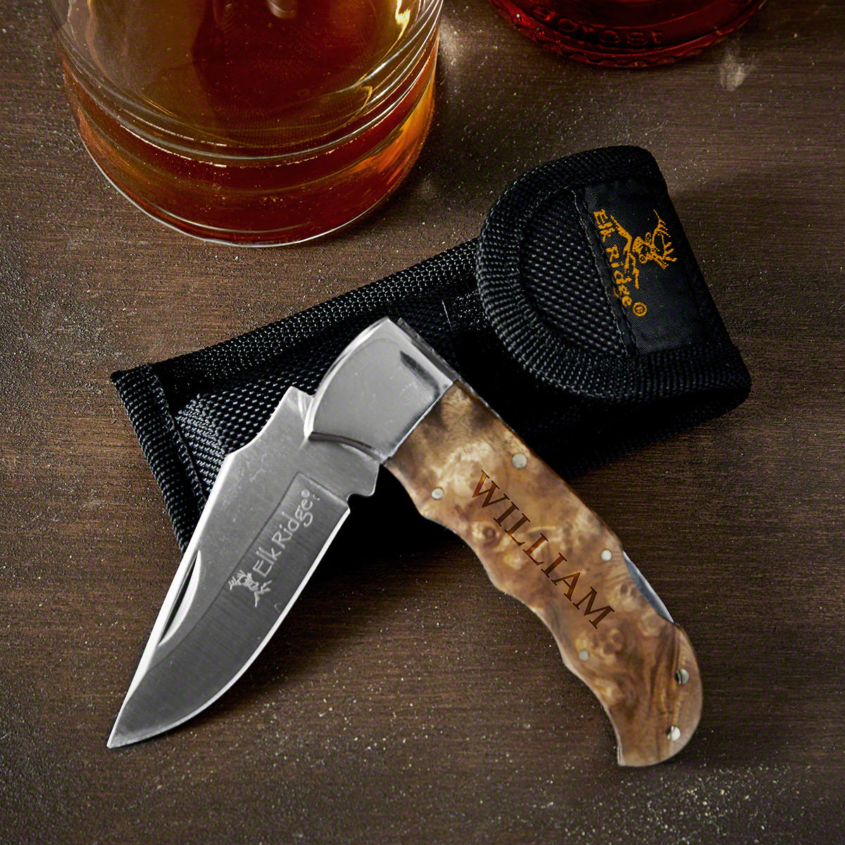 Gentlemans Knife with Engraved Gift Box