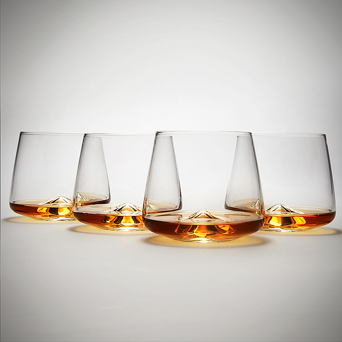 Saxton Aerating Whiskey Glasses, Set of 4