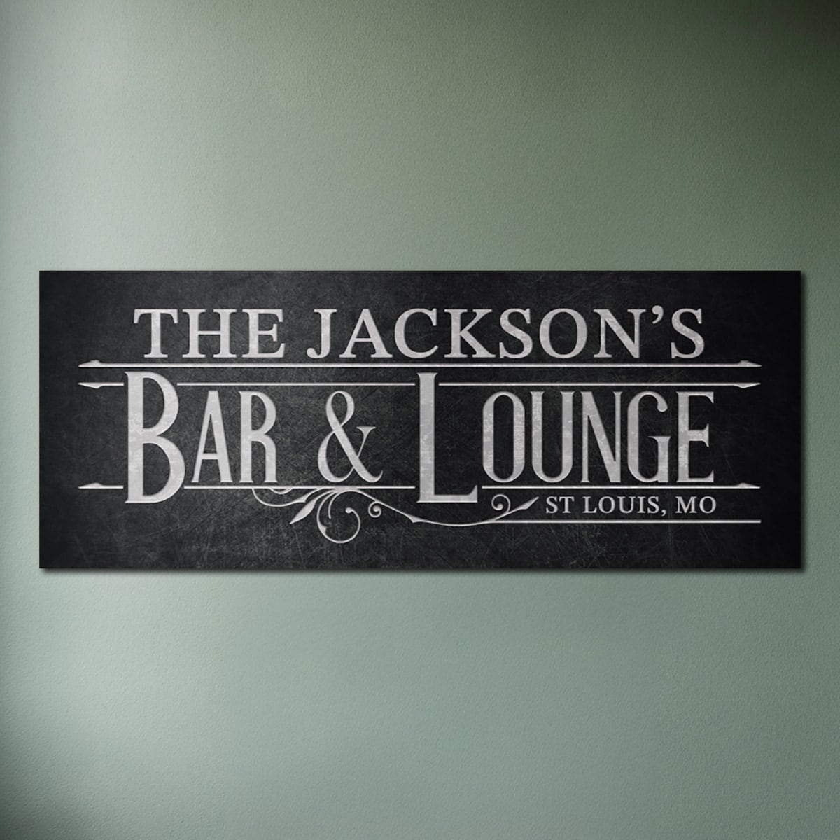 Art Deco Custom Bar and Lounge Sign