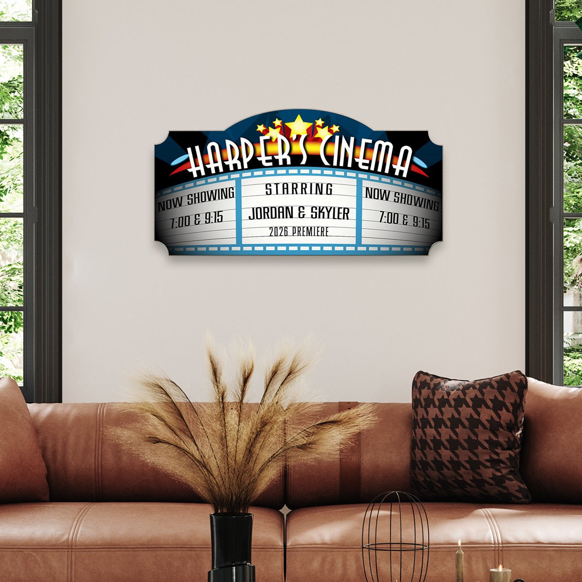 Blockbuster Custom Home Theater Sign