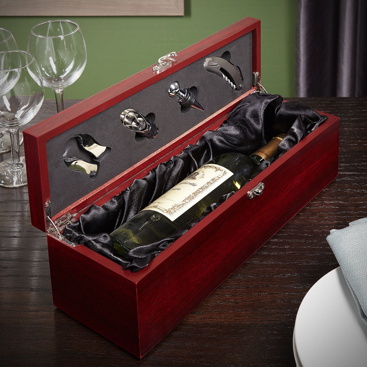 Bonacorso Wine Gift Box Set, Engravable