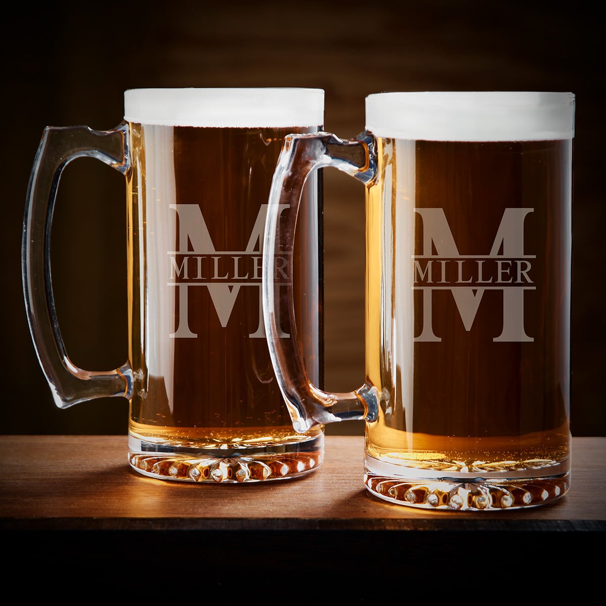 Bosworth Custom Beer Mugs, Set of 2