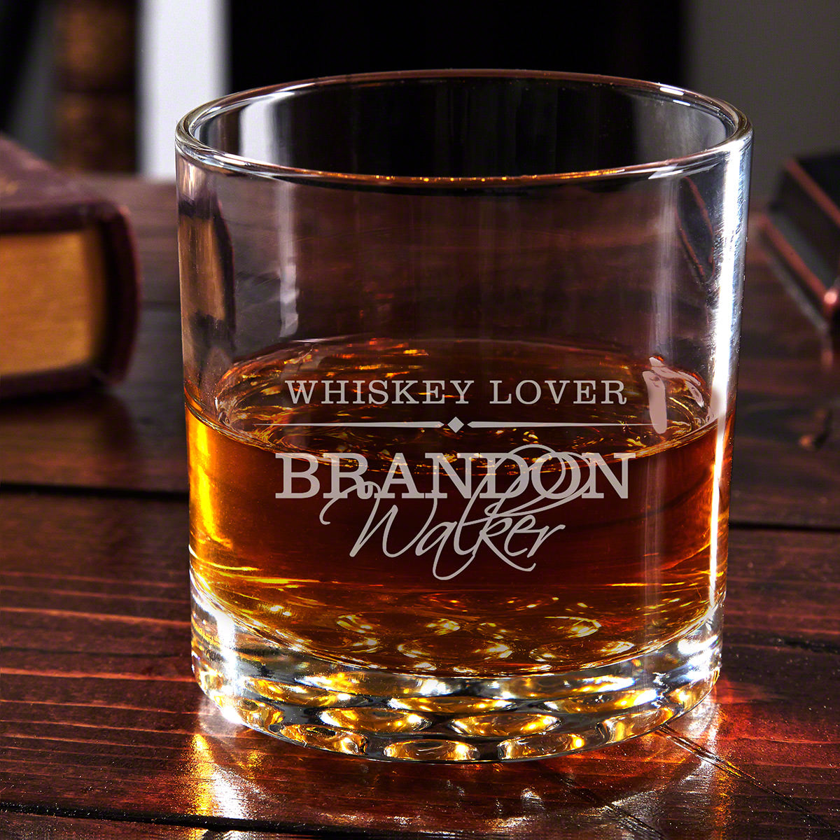 Buckman Engraved Bourbon Glass 
