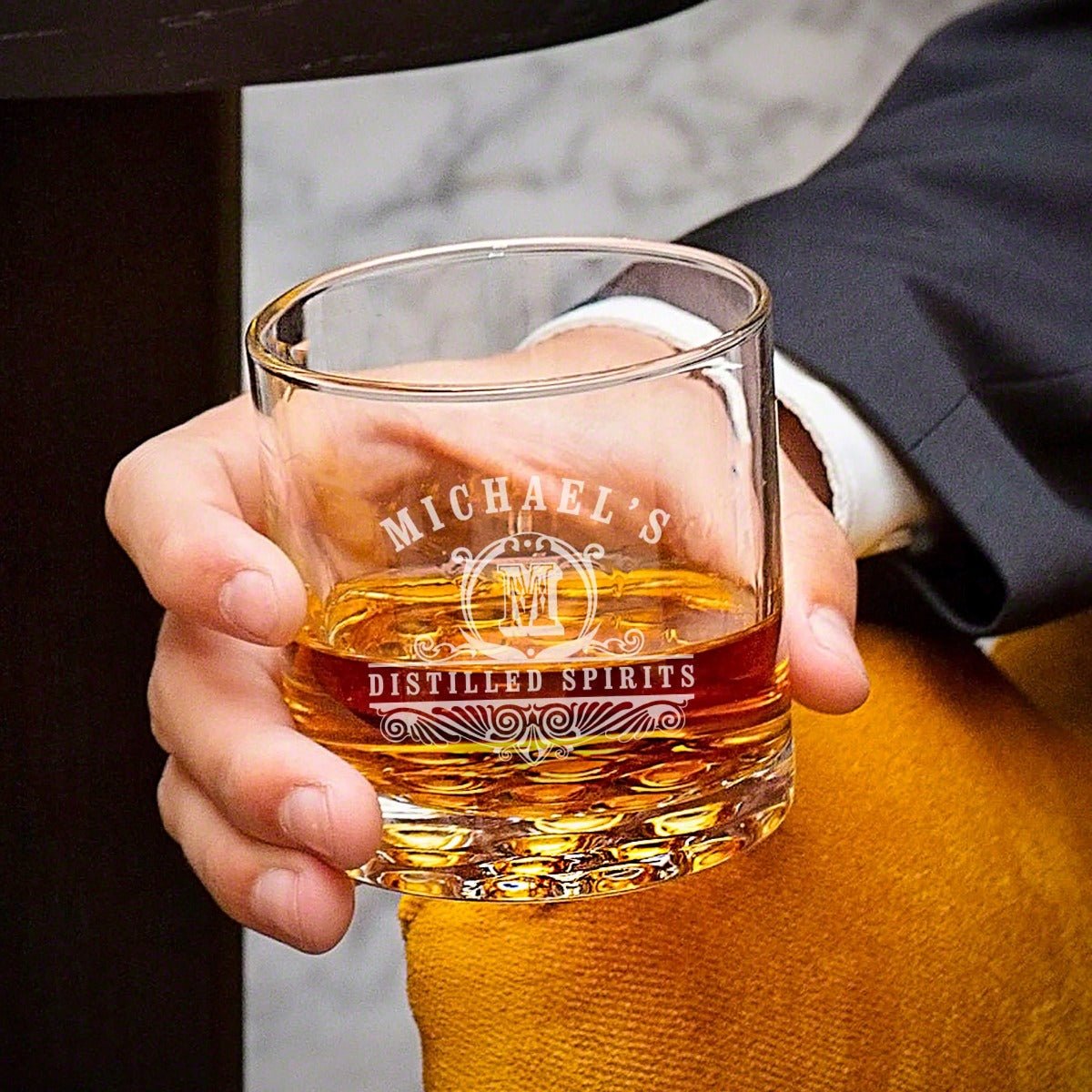 Buckman Personalized Whiskey Glass