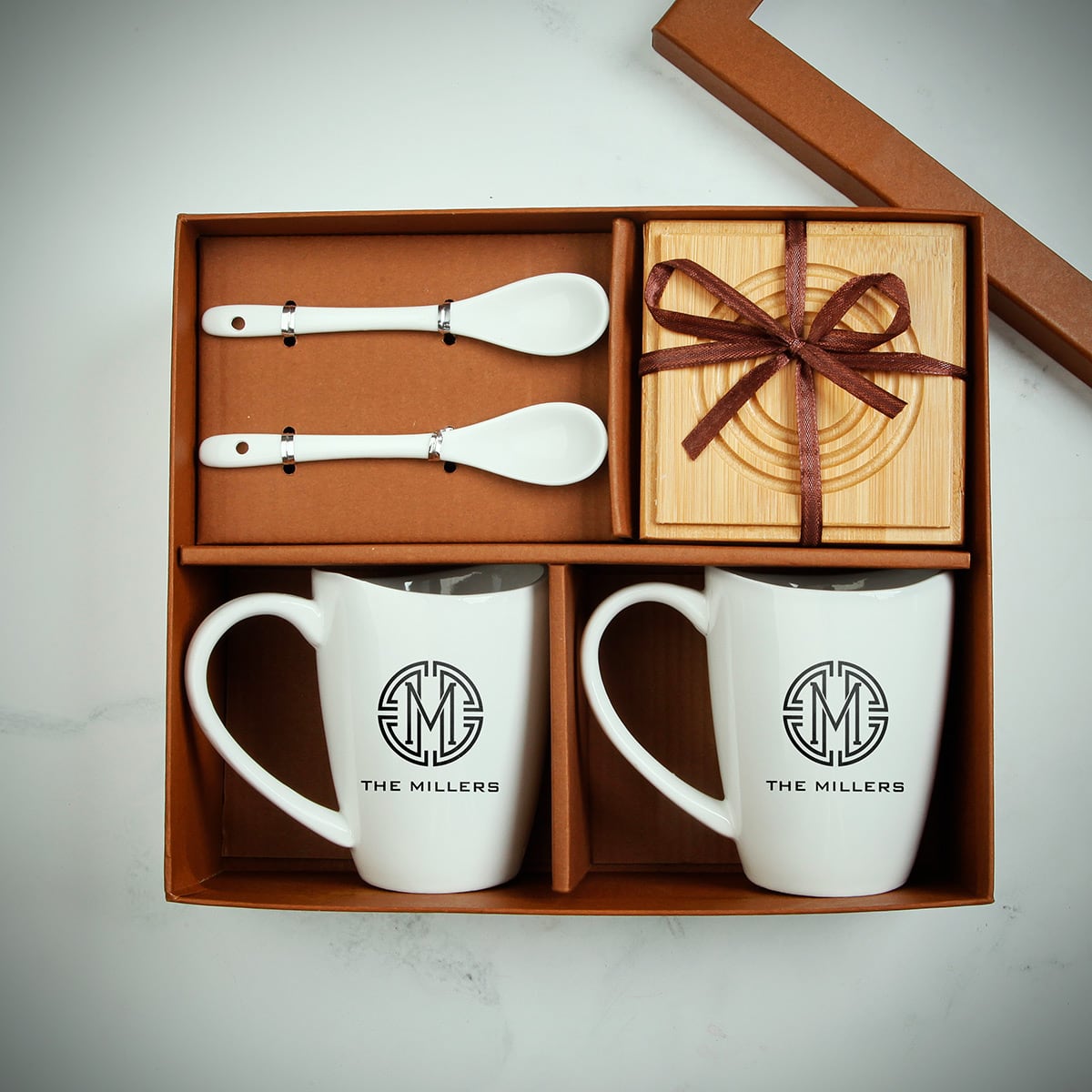 Caf Luxe Custom Coffee Gift Set, 6pc with Coffee Accessories