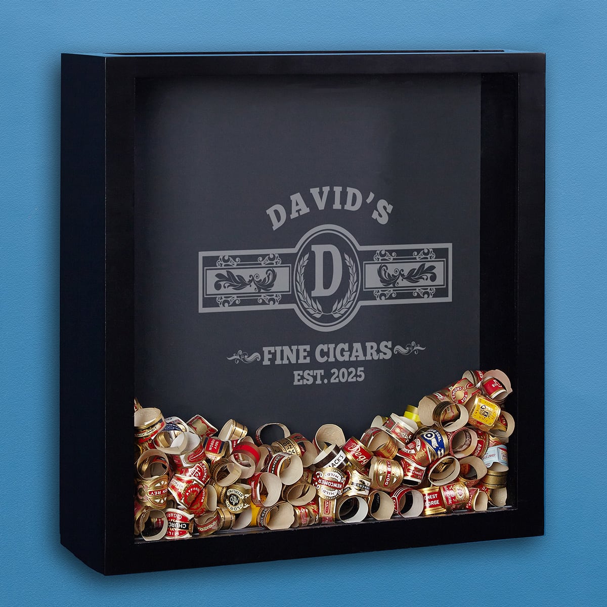 Cigar Aficionado Custom Shadow Box - Cigar Band Holder