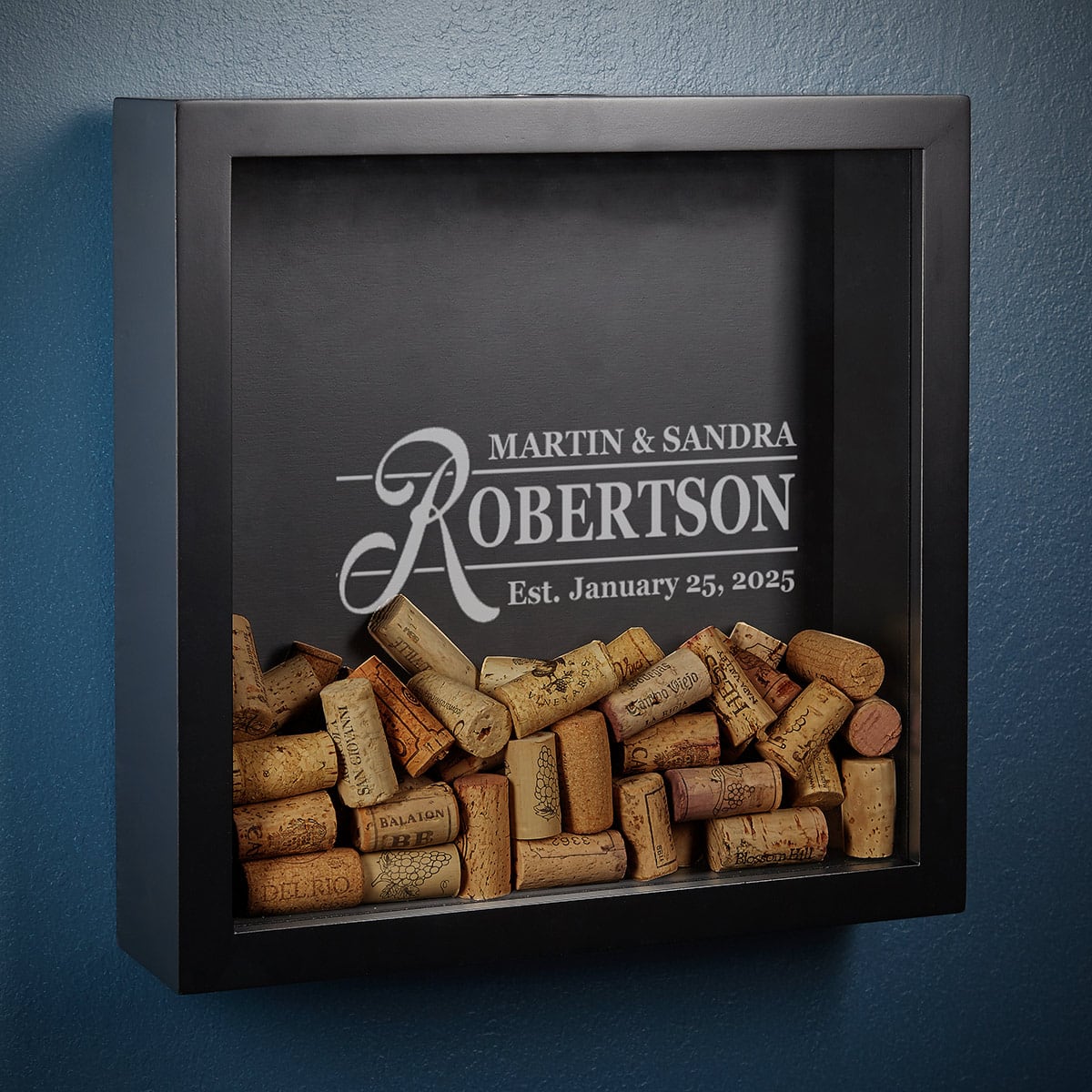 Claremore Custom Wine Cork Holder Shadow Box