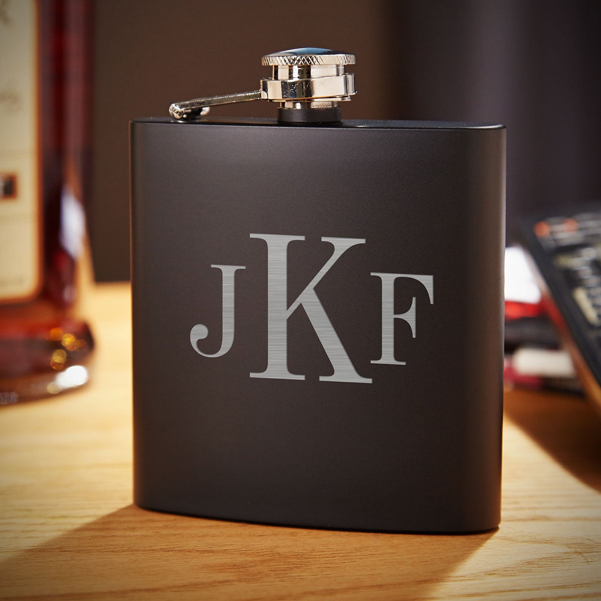 Personalized Blackout Flask