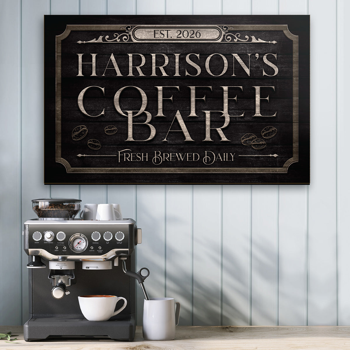 Robusta Custom Coffee Bar Sign - Coffee Decor