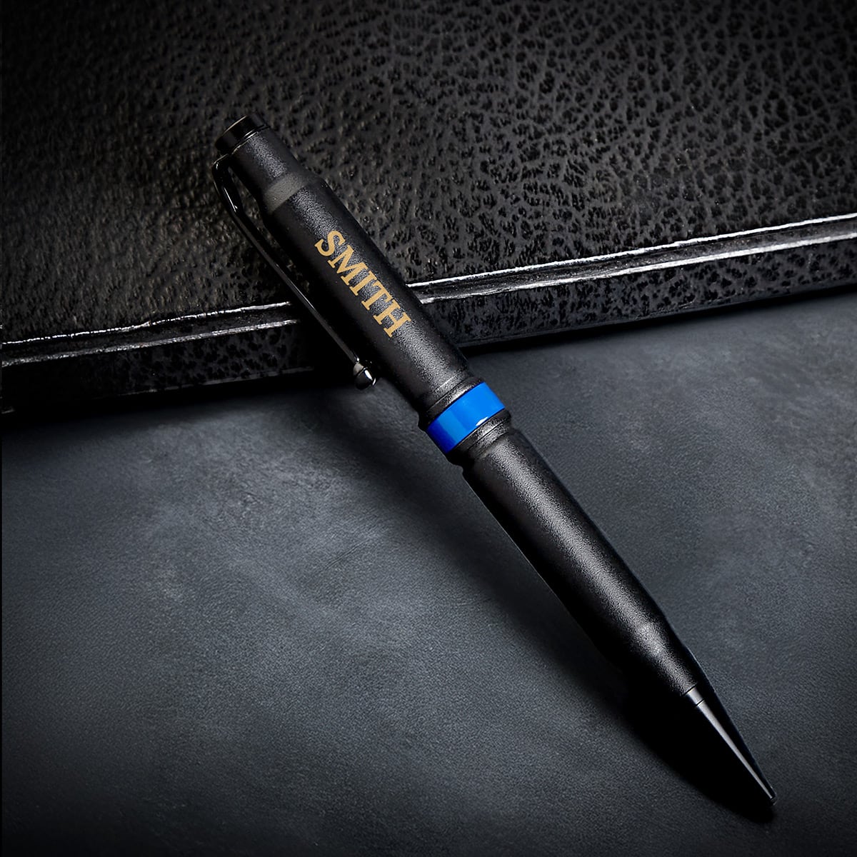 Custom .308 Bullet Pen with Thin Blue Line - Law Enforcement