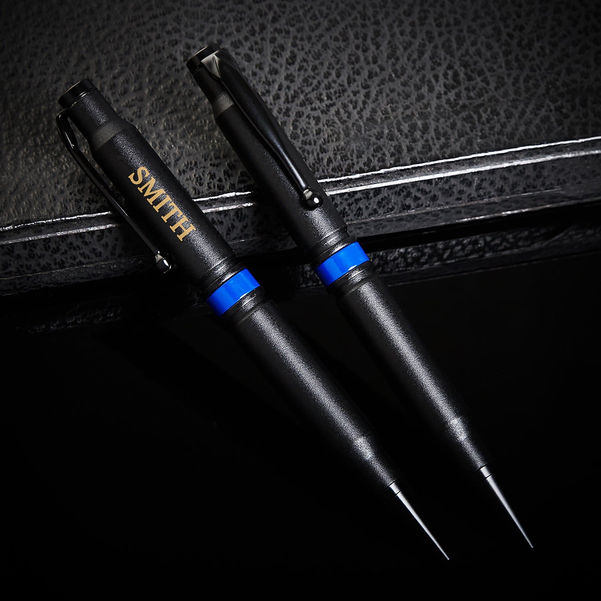 Custom .308 Bullet Pen with Thin Blue Line - Law Enforcement