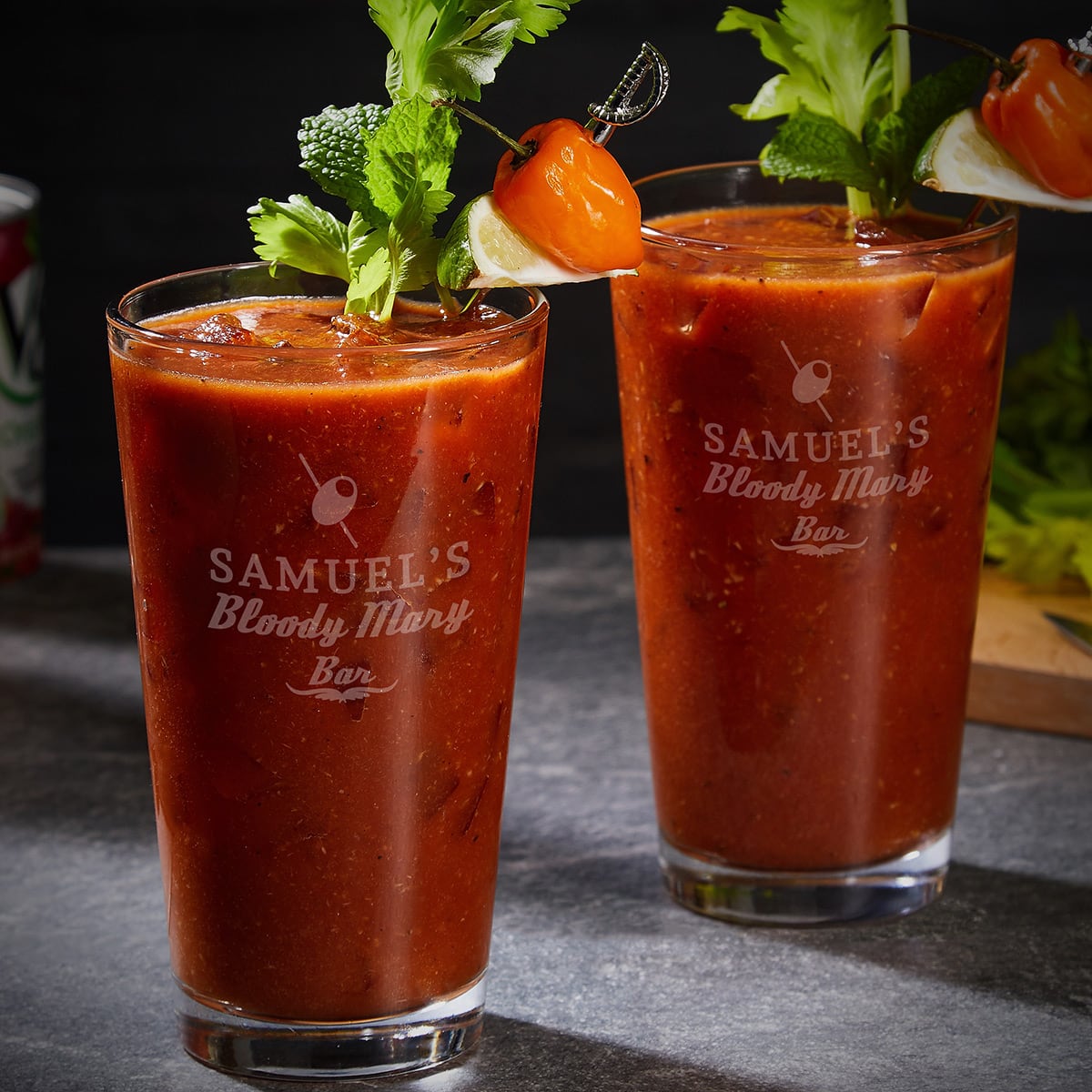 Custom Bloody Mary Glasses