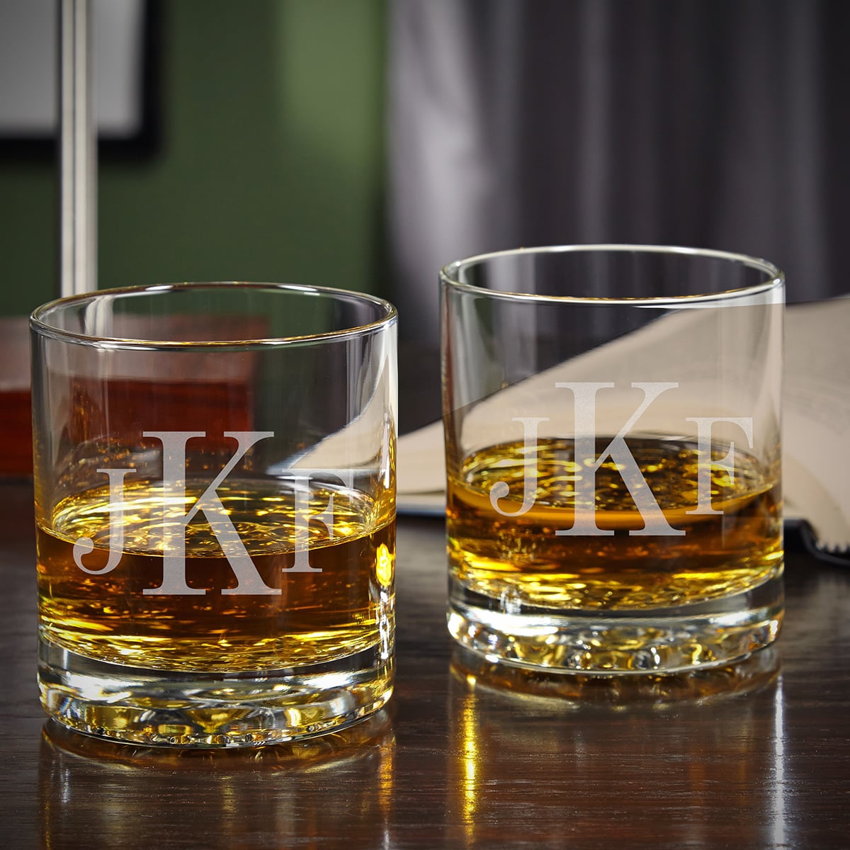 Custom Buckman Whiskey Tumblers