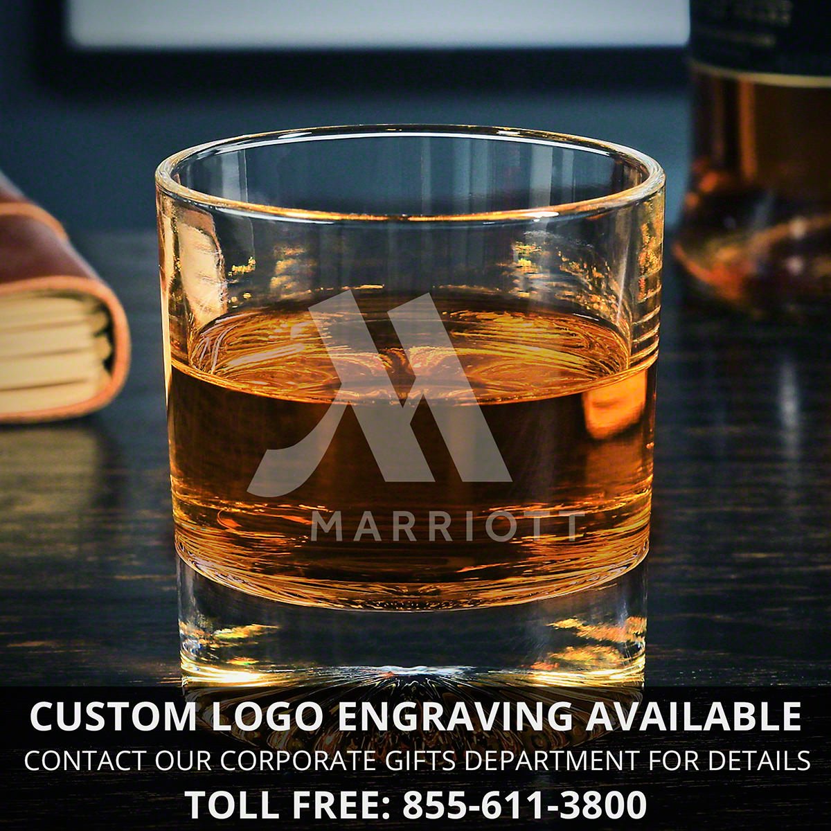 Custom Churchill Whiskey Glasses Pair