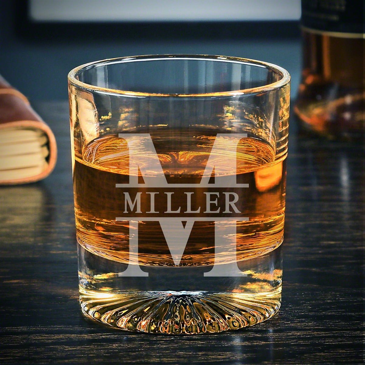 Custom Churchill Whiskey Glasses Pair