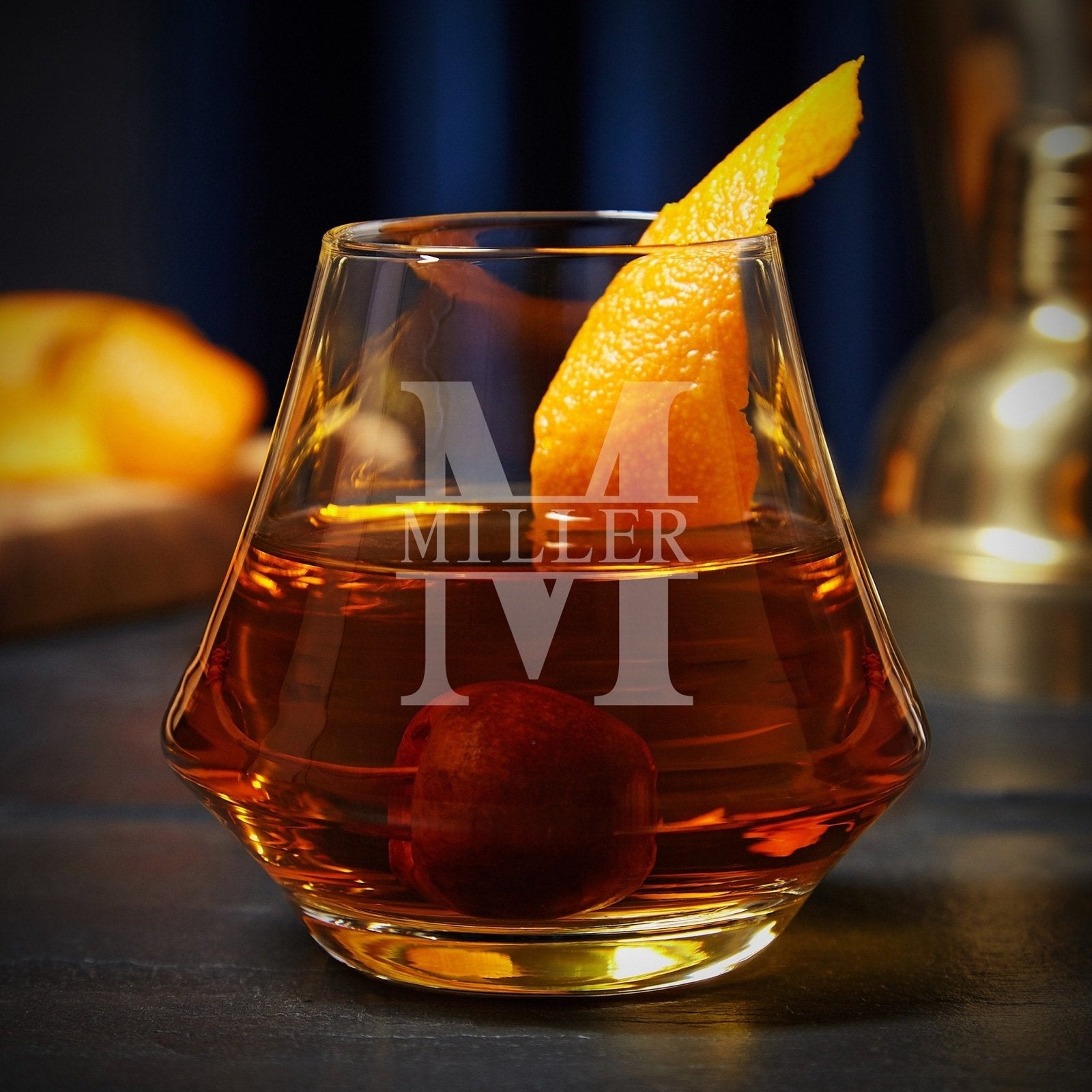 Custom DiMera Whiskey Glass