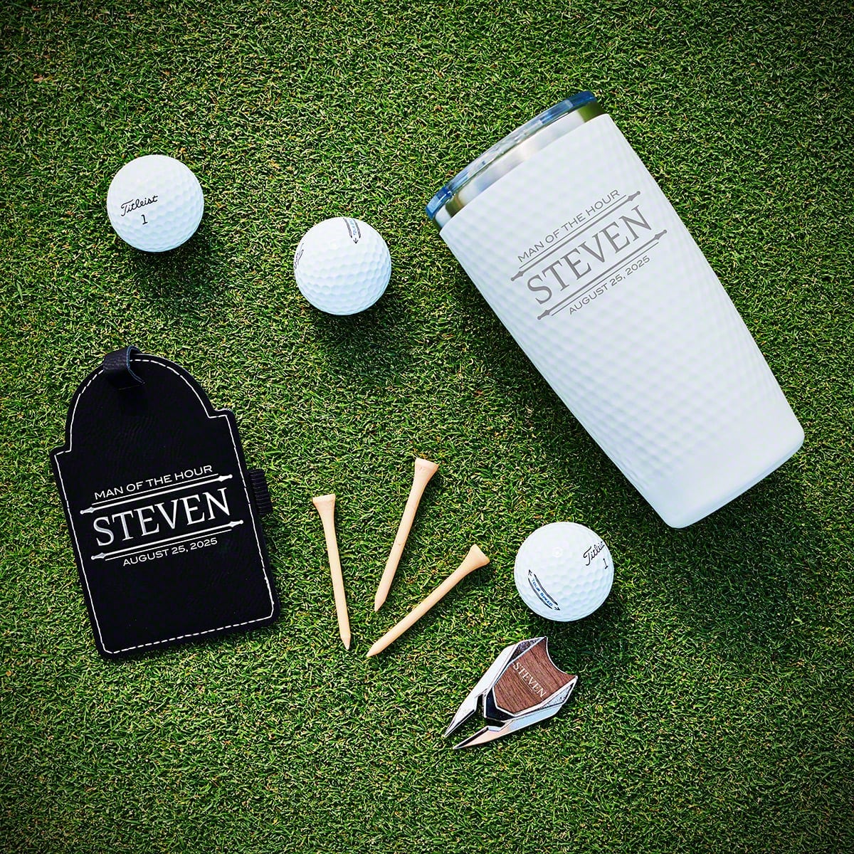 Personalized Golf Gifts for Men with Coffee Tumbler