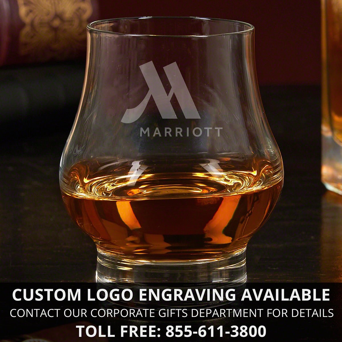 Custom Official Kentucky Bourbon Whiskey Tasting Glasses, Set of 4