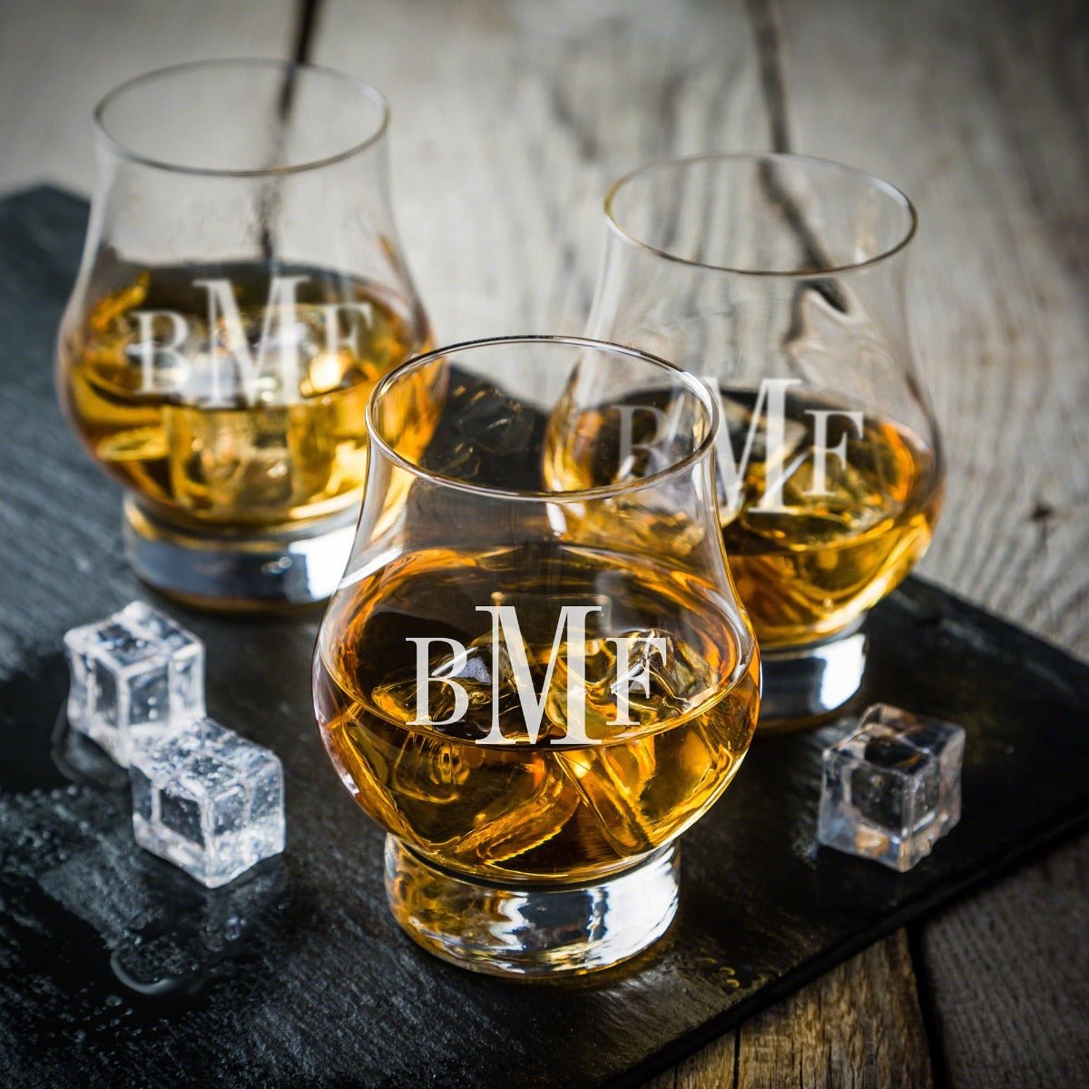 Custom Official Kentucky Bourbon Whiskey Tasting Glasses, Set of 4