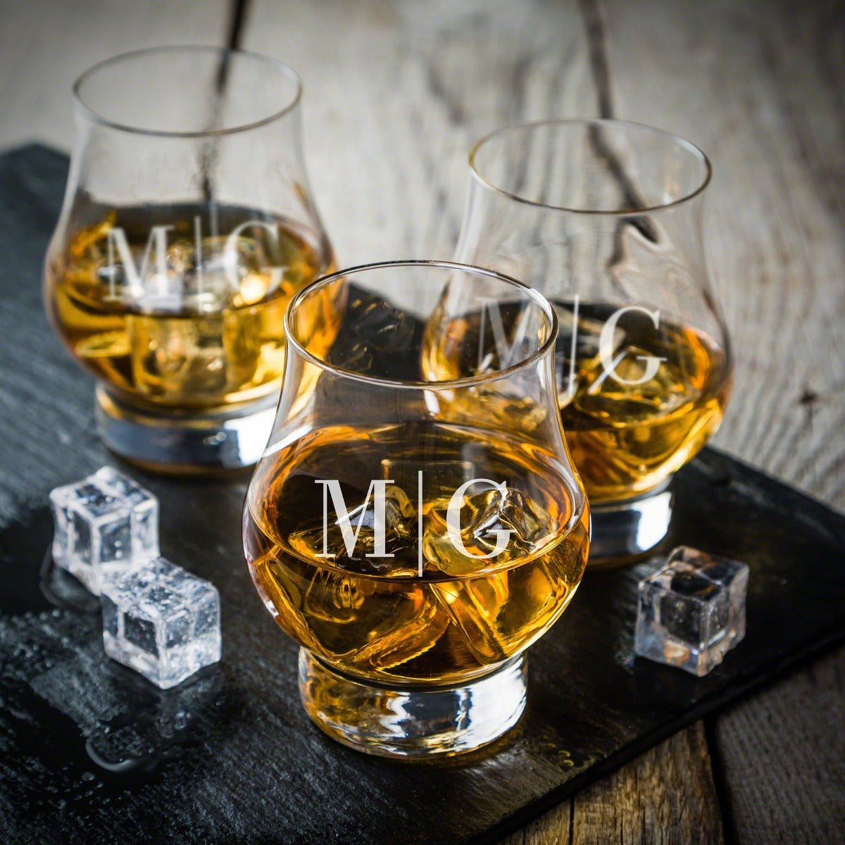 Custom Official Kentucky Bourbon Whiskey Tasting Glasses, Set of 4